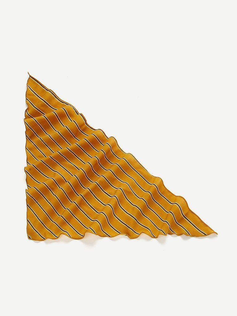 Vertical Striped Print Twilly Scarf-accessories-Des Mess