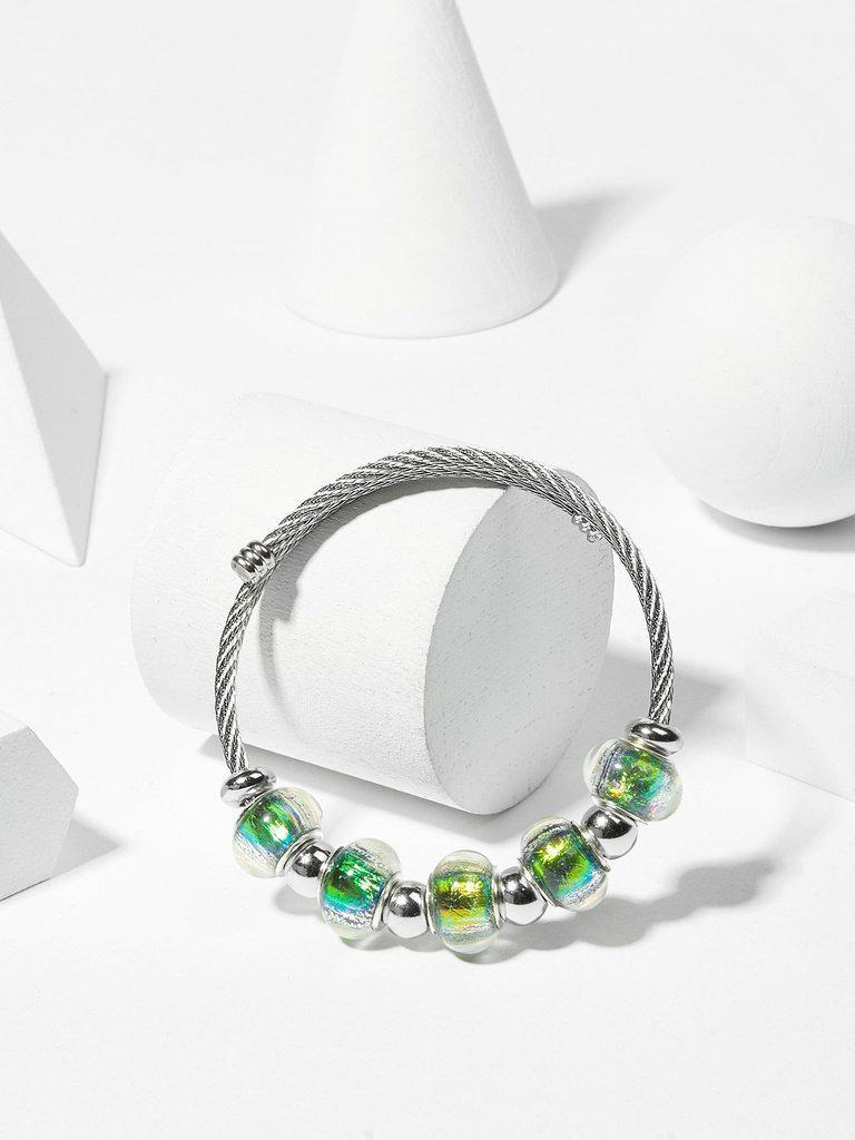 Two Tone Design Bangle--Des Mess