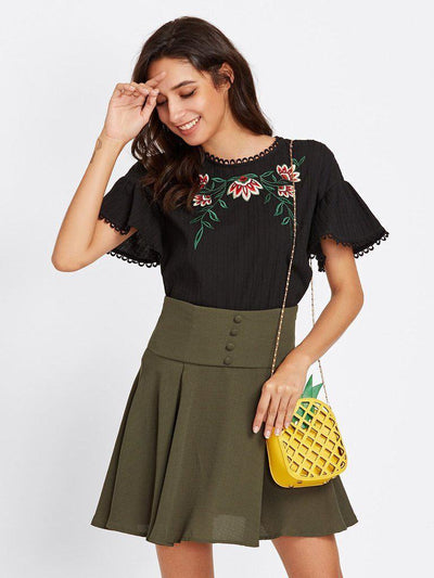 Pineapple Shaped PU Chain Crossbody Bag-accessories-Des Mess