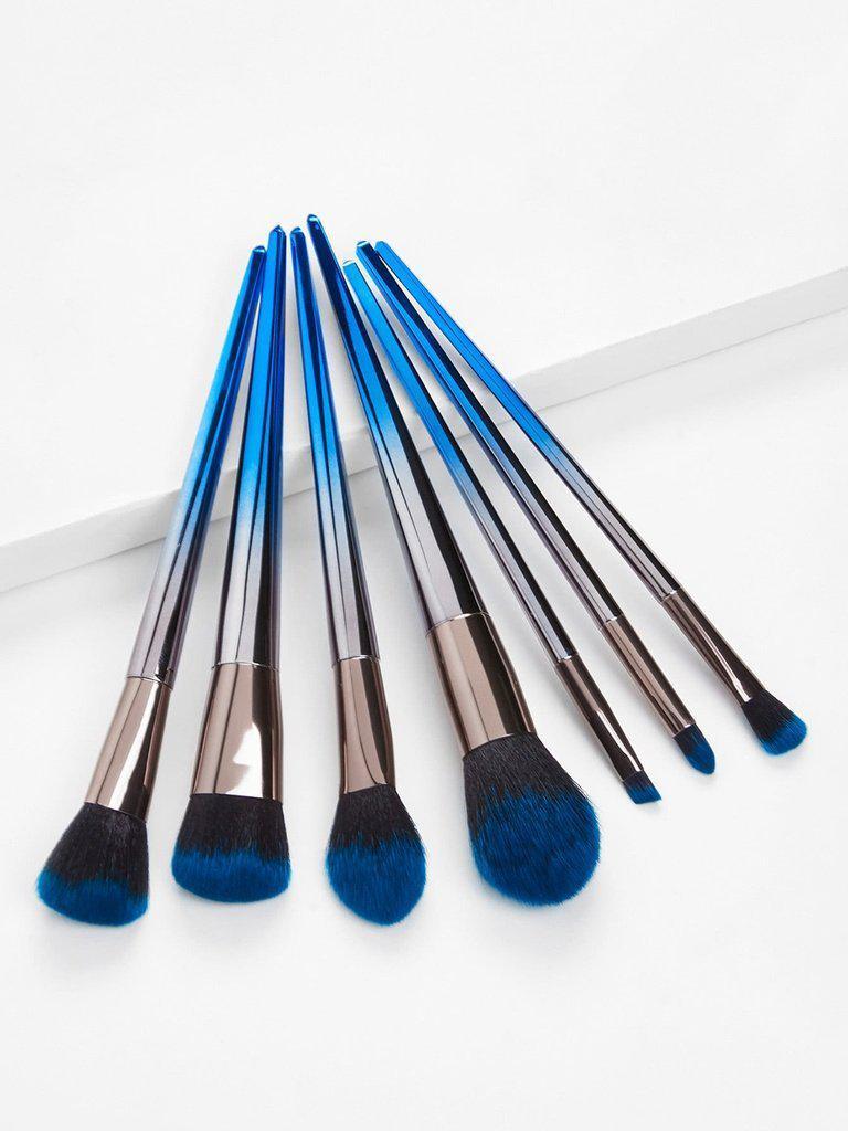 Ombre Handle Makeup Brush 7pcs--Des Mess