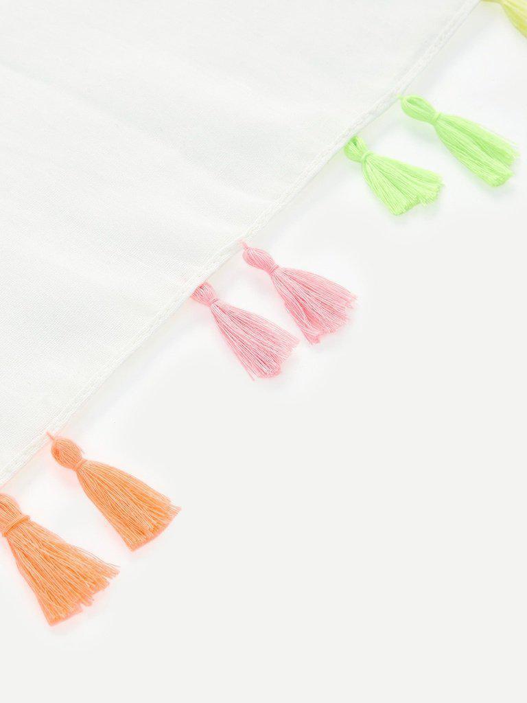 Tassel Trim Scarf-accessories-Des Mess