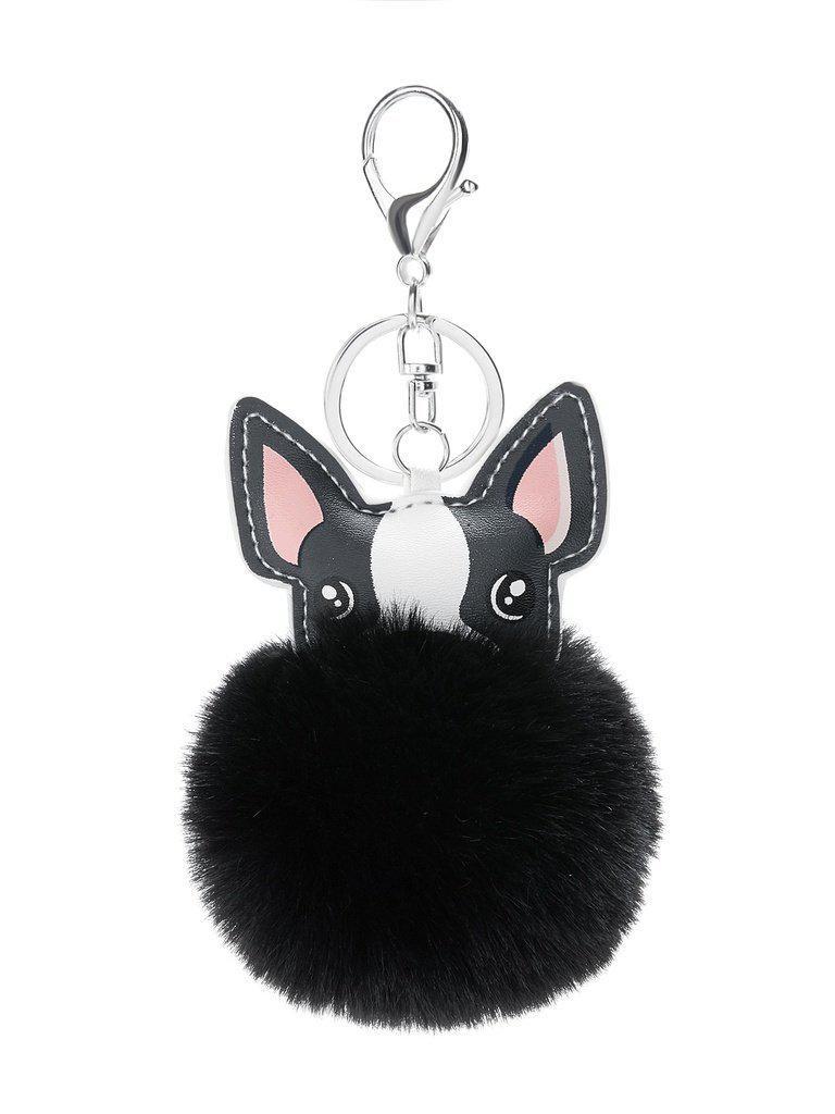 Dog Detail Pom Pom Keychain-others-Des Mess