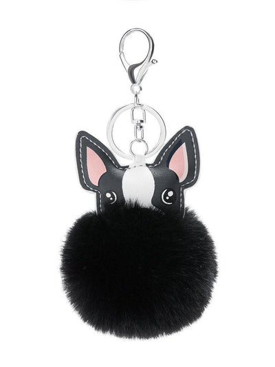 Dog Detail Pom Pom Keychain-others-Des Mess