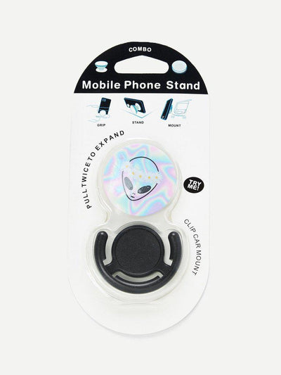 Iridescent Alien Gasbag Phone Holder-others-Des Mess