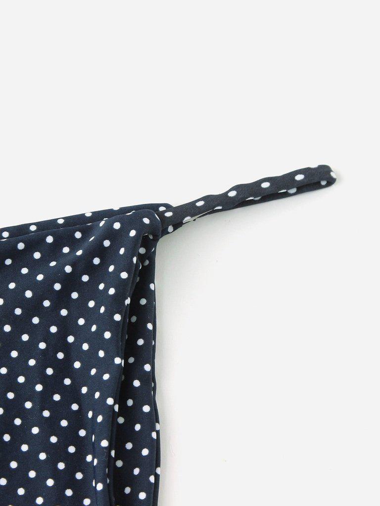 Polka Dot Print Triangle Bikini Set-swimwear-Des Mess