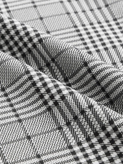 Plaid Print Bodycon Skirt-bottom-Des Mess