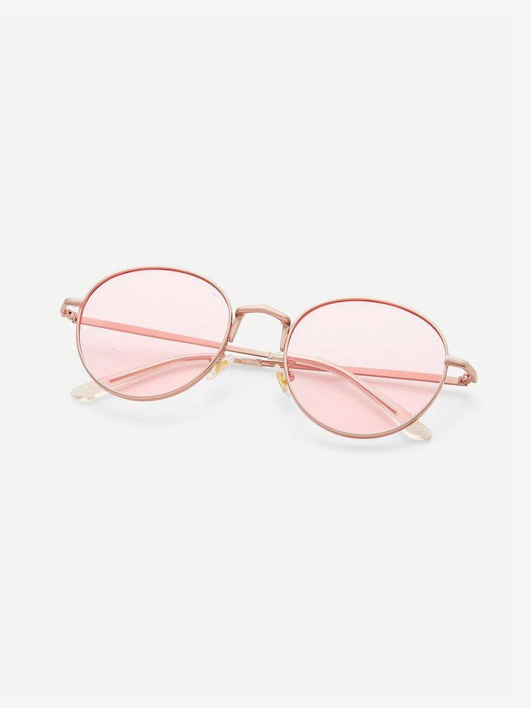 Tinted Flat Lens Sunglasses-accessories-Des Mess