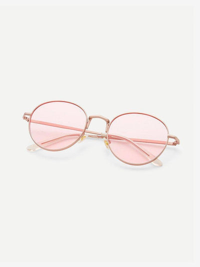 Tinted Flat Lens Sunglasses-accessories-Des Mess