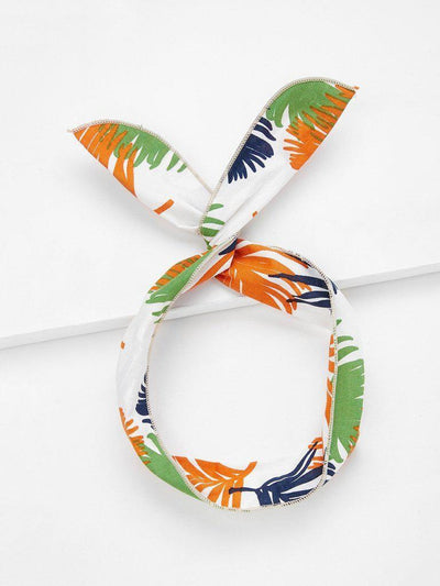 Leaf Print Headband-hair-Des Mess