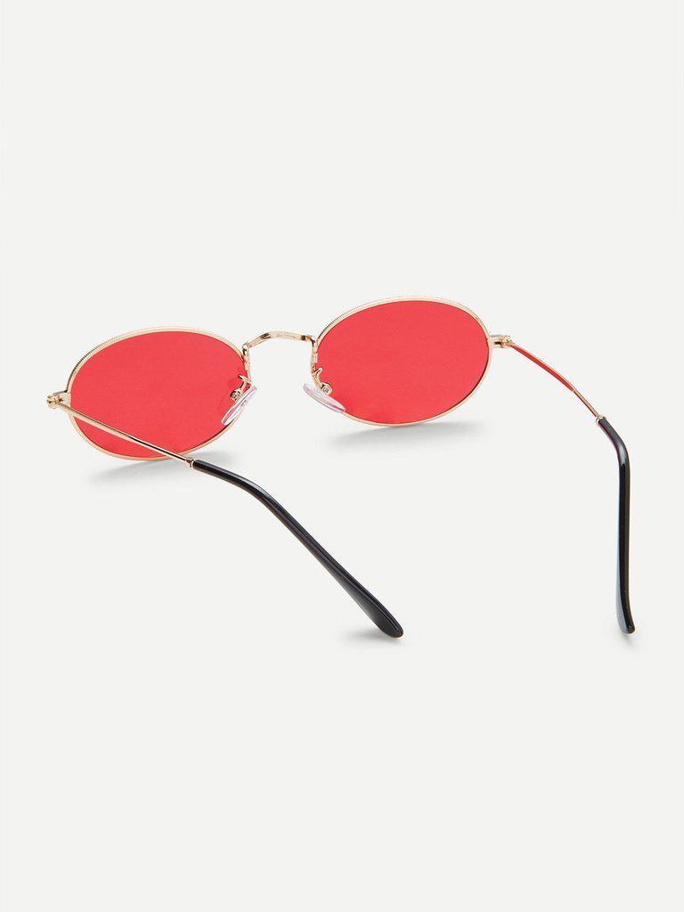 Tinted Oval Sunglasses-accessories-Des Mess