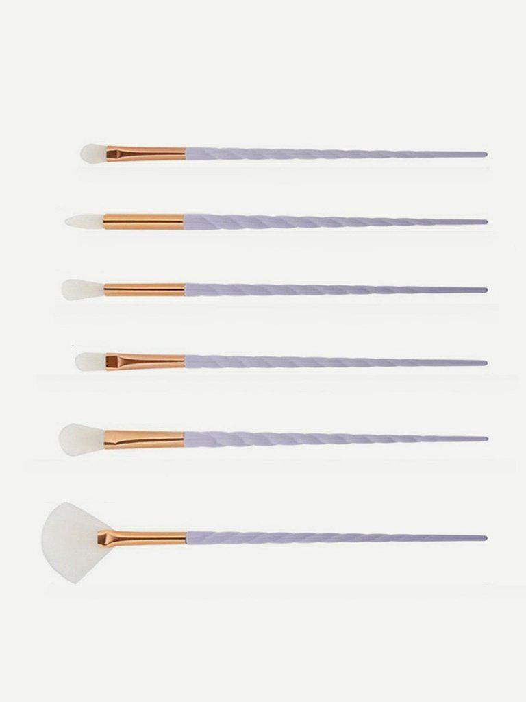 Screw Handle Design Makeup Brush Set 10Pcs-makeup-Des Mess