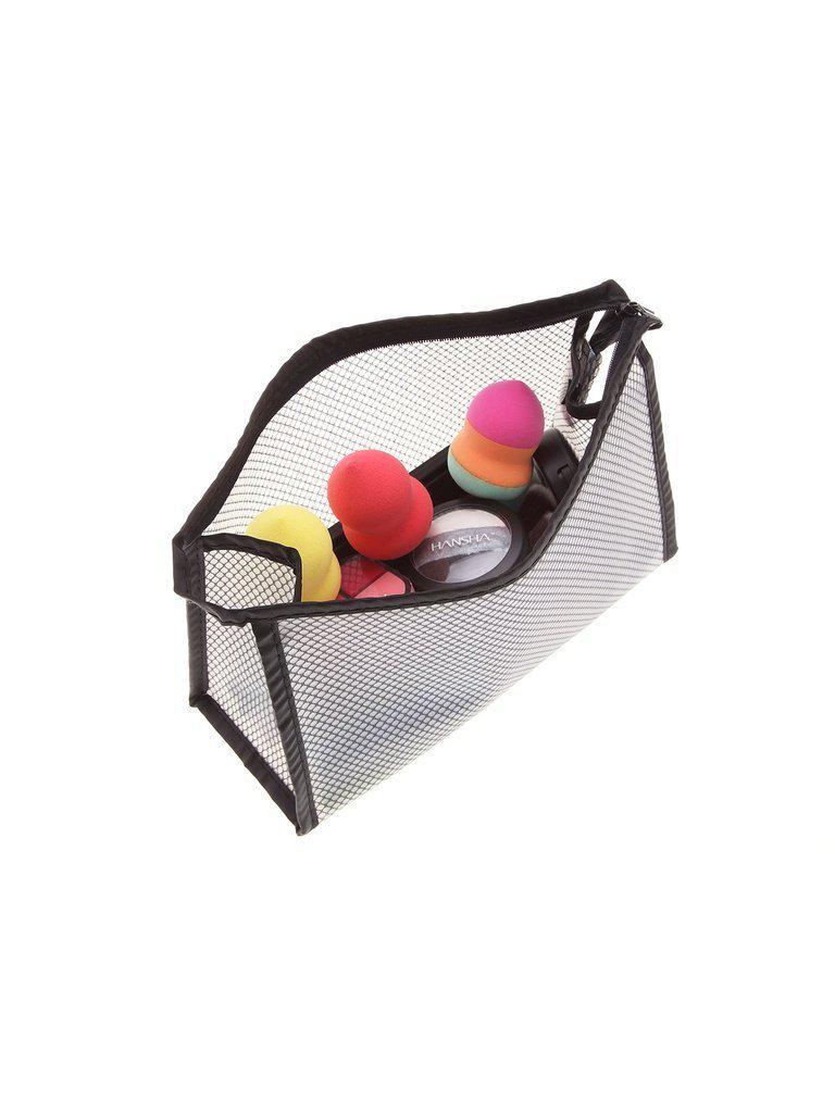 Net Zipper Makeup Bag-makeup-Des Mess