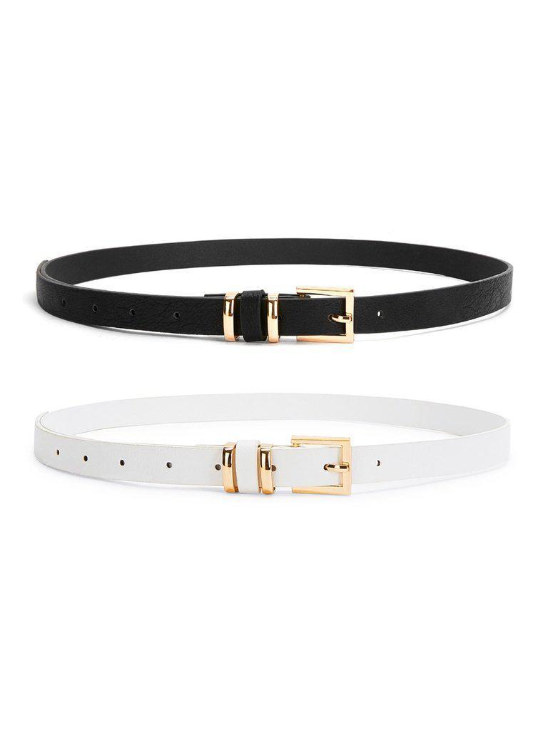 Metal Buckle Belt 2pcs-accessories-Des Mess