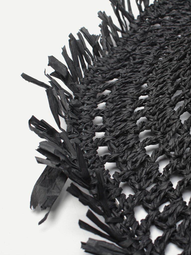 Raw Edge Straw Hat--Des Mess