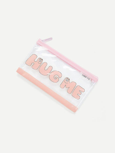 Letter Print File Bag-others-Des Mess