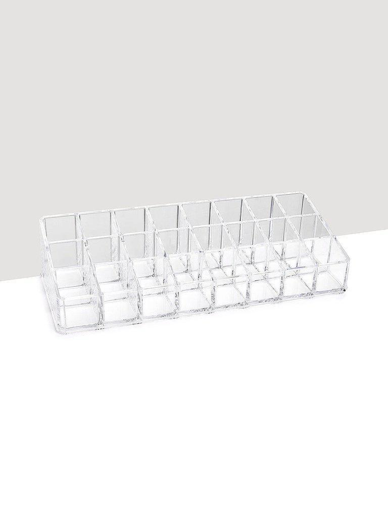 Grid Clear Makeup Organizer-makeup-Des Mess