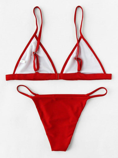 Triangle Beach Bikini Set-swimwear-Des Mess