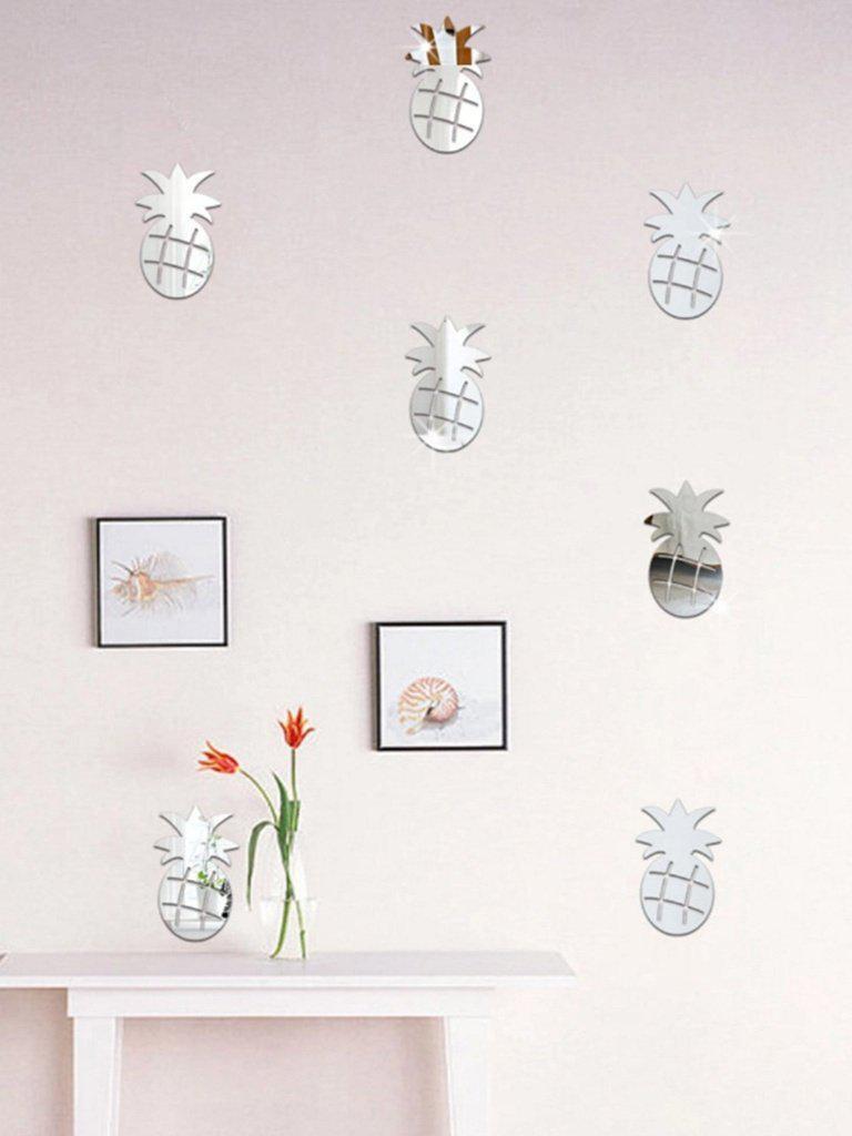 Pineapple Mirror Wall Sticker Set 24pcs-others-Des Mess
