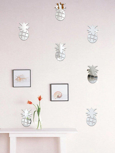 Pineapple Mirror Wall Sticker Set 24pcs-others-Des Mess