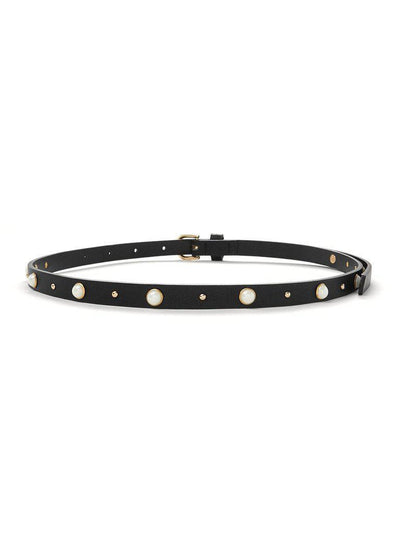 Faux Pearl Decor Belt-accessories-Des Mess
