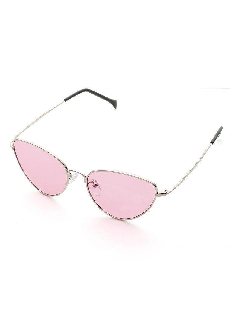Oval Shaped Flat Lens Sunglasses-accessories-Des Mess