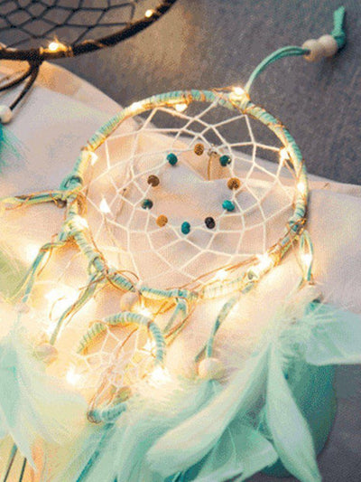 Feather Fringe Dreamcatcher Light-others-Des Mess
