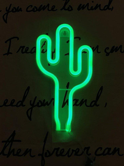 Battery Operated Cactus Light Battery Not Include-others-Des Mess