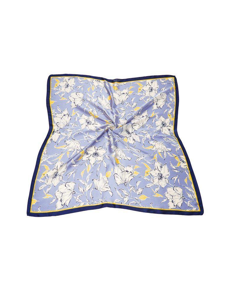 Flower Print Bandana Scarf-accessories-Des Mess