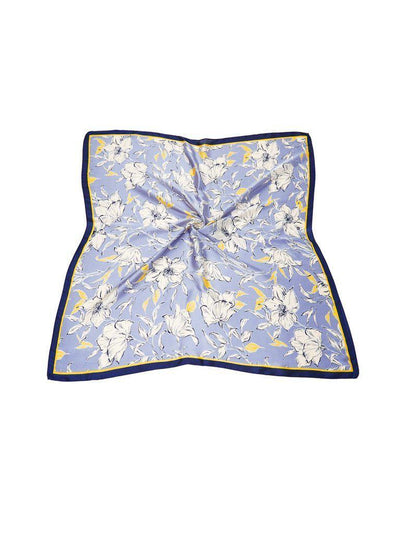 Flower Print Bandana Scarf-accessories-Des Mess