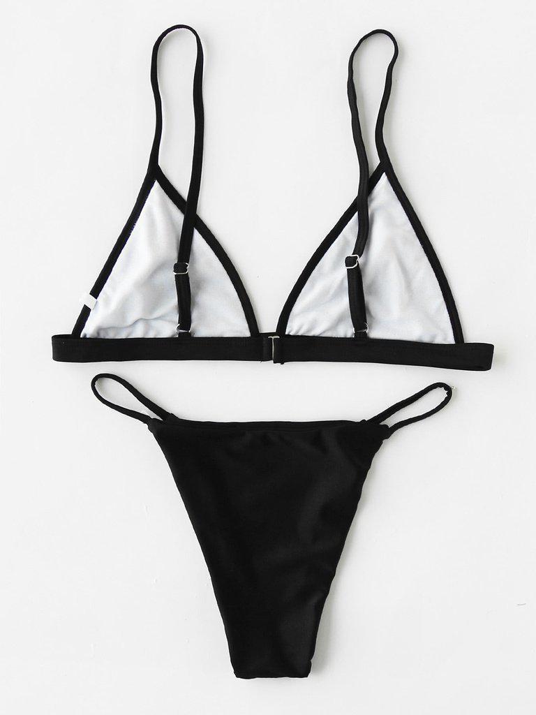Beach Triangle Bikini Set-swimwear-Des Mess
