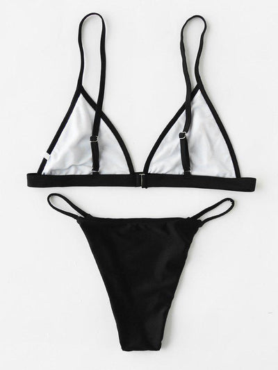 Beach Triangle Bikini Set-swimwear-Des Mess