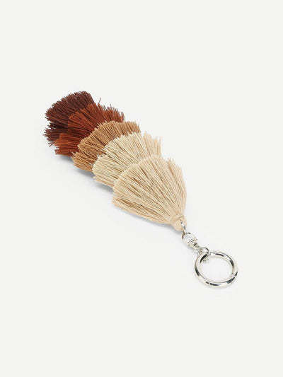 Layered Tassel Design Keychain-others-Des Mess