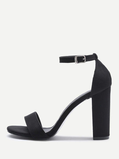 Two Part Block Heeled Sandals-shoes-Des Mess