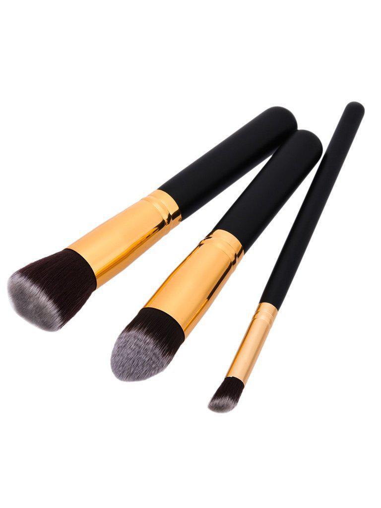 Two Tone Professional Makeup Brush Set 3pcs--Des Mess