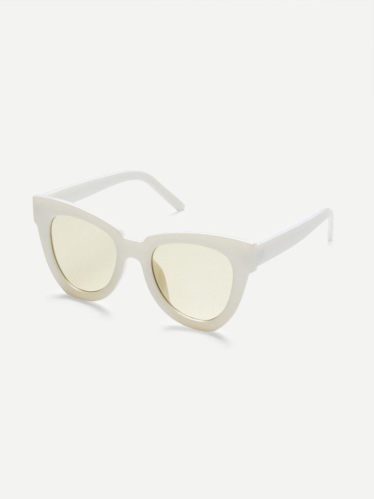 Chunky Frame Cat Eye Sunglasses-accessories-Des Mess
