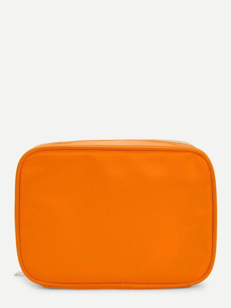 Letter Print Makeup Bag-makeup-Des Mess