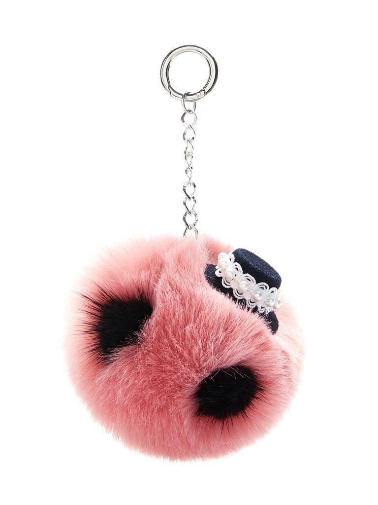 Cap Detail Pom Pom Keychain-others-Des Mess