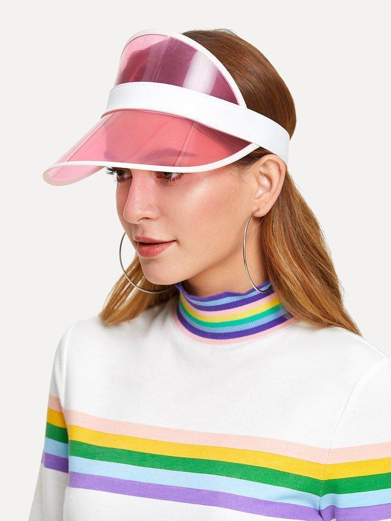 Two Tone Visor Hat-accessories-Des Mess
