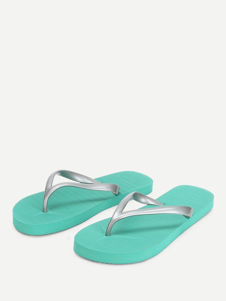 Letter Toe Post Sandals-shoes-Des Mess