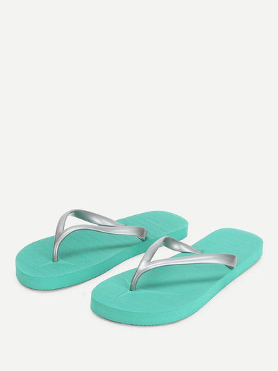 Letter Toe Post Sandals-shoes-Des Mess