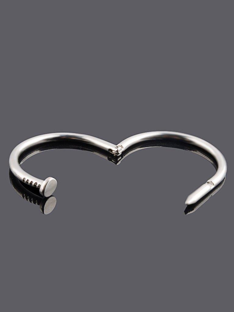 Nail Shaped Wrapped Bangle--Des Mess