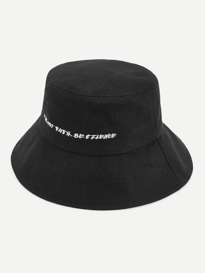 Embroidered Bucket Hat--Des Mess