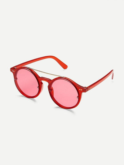 Double Bridge Tinted Lens Sunglasses-accessories-Des Mess