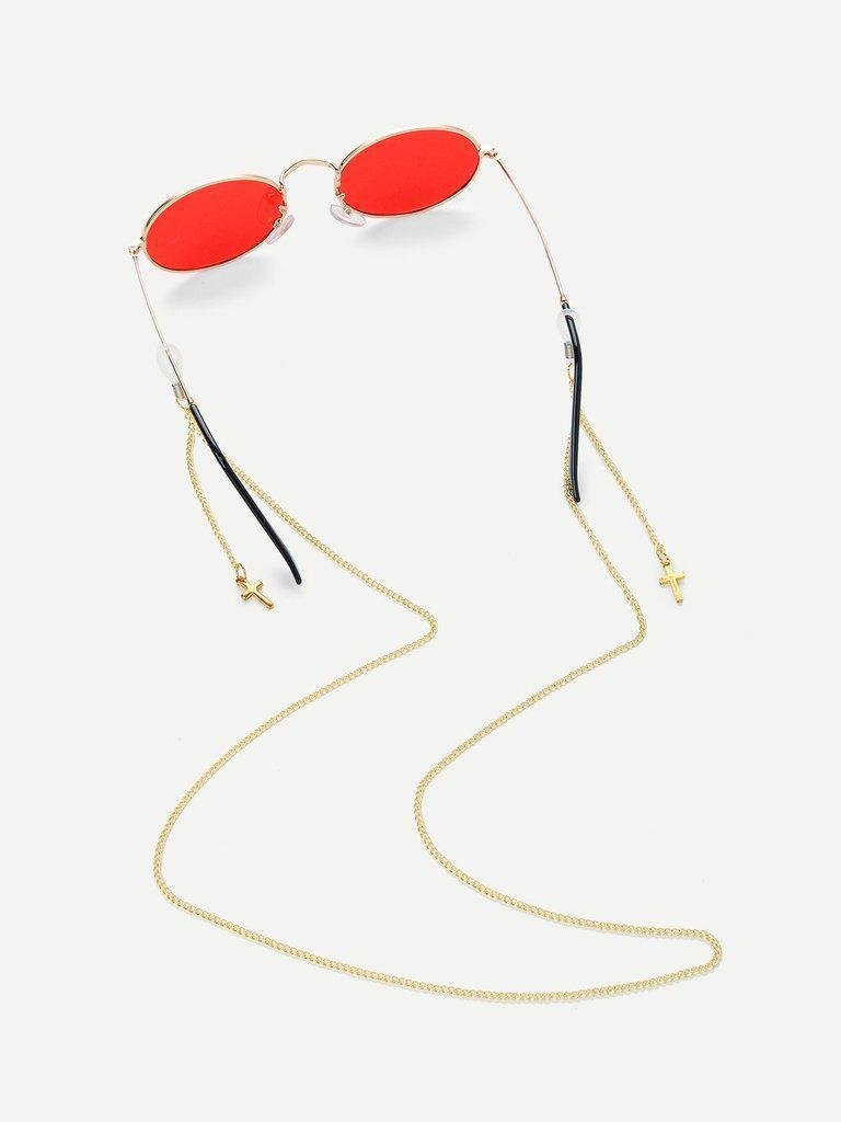 Cross Sunglasses Chain-accessories-Des Mess