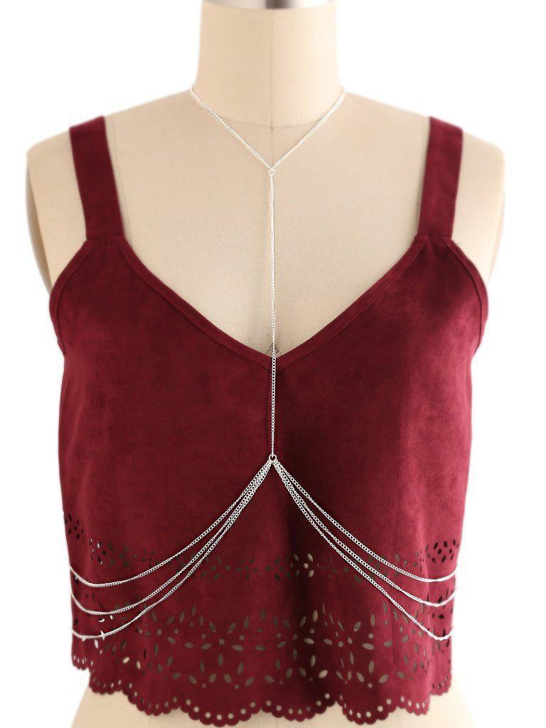 Layered Chain Body Harness-jewelry-Des Mess