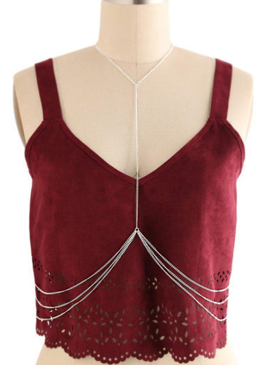 Layered Chain Body Harness-jewelry-Des Mess