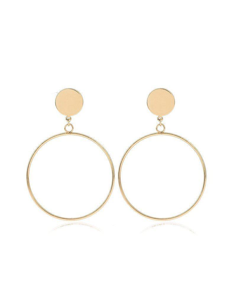 Sequin Detail Hoop Earrings-jewelry-Des Mess