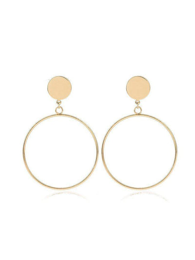Sequin Detail Hoop Earrings-jewelry-Des Mess