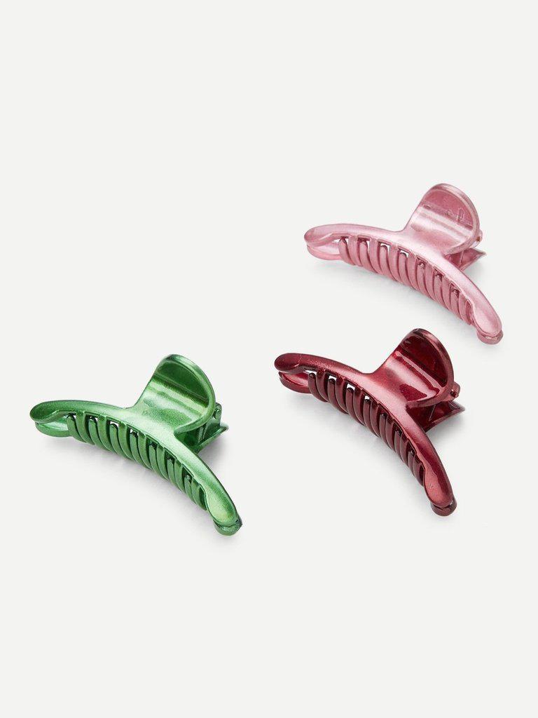 Plain Hair Clip 3pcs-hair-Des Mess