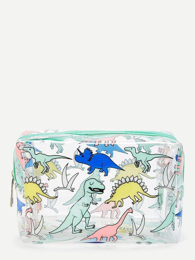Dinosaur Print Makeup Bag-makeup-Des Mess